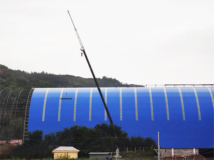 峨眉山煤棚网架工程